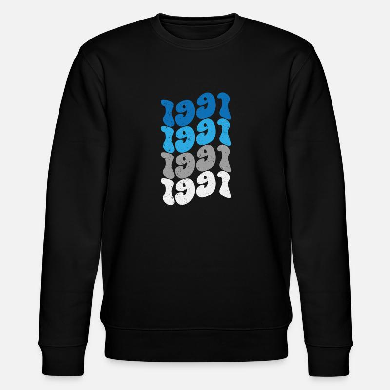 Millésime 1991 - Sweat bio CHANGER Stanley/Stella Unisexe - noir