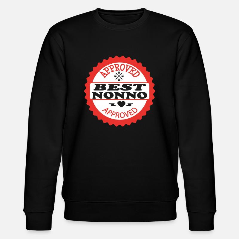 BEWÄHRTES BESTES NONNO - Stanley/Stella Unisex Bio-Sweatshirt CHANGER  - Schwarz