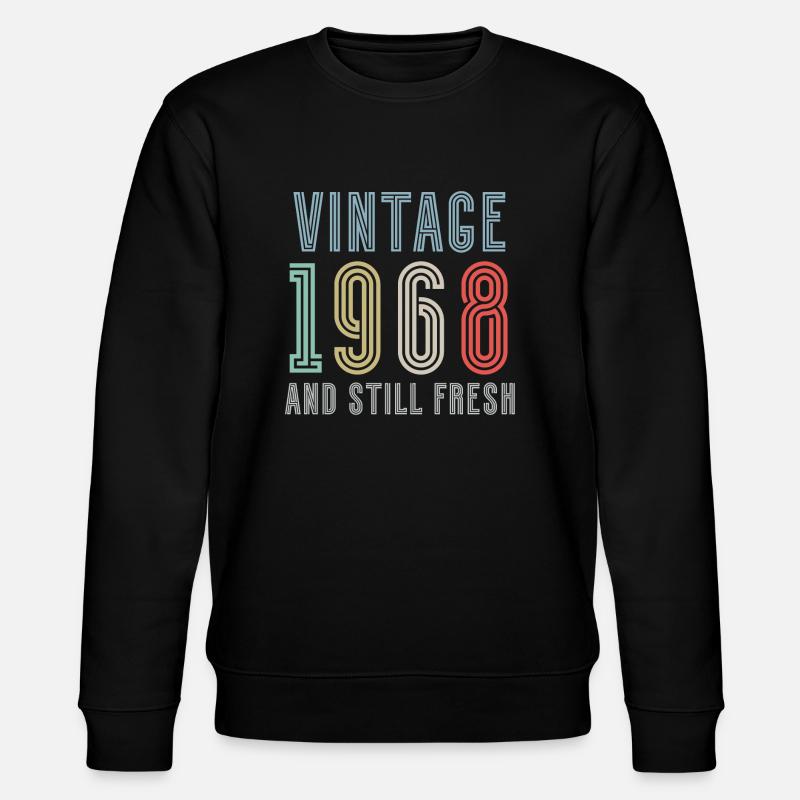 Millésime 1968 - Sweat bio CHANGER Stanley/Stella Unisexe - noir