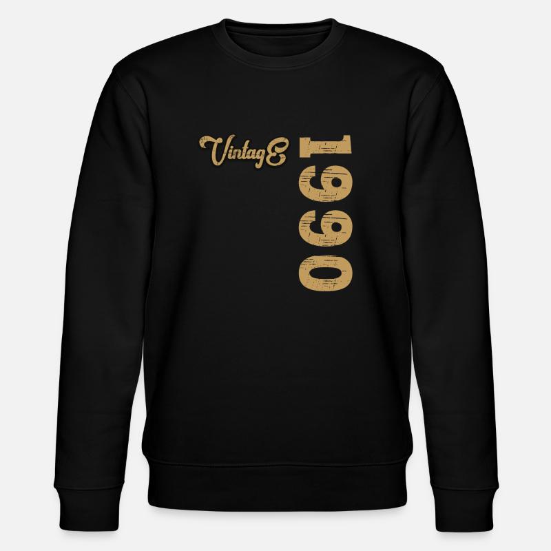 Millésime 1990 - Sweat bio CHANGER Stanley/Stella Unisexe - noir
