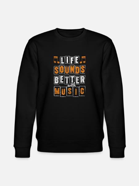 Music Band Musical Orchestra - Stanley/Stella CHANGER Unisex Organic Sweatshirt - black