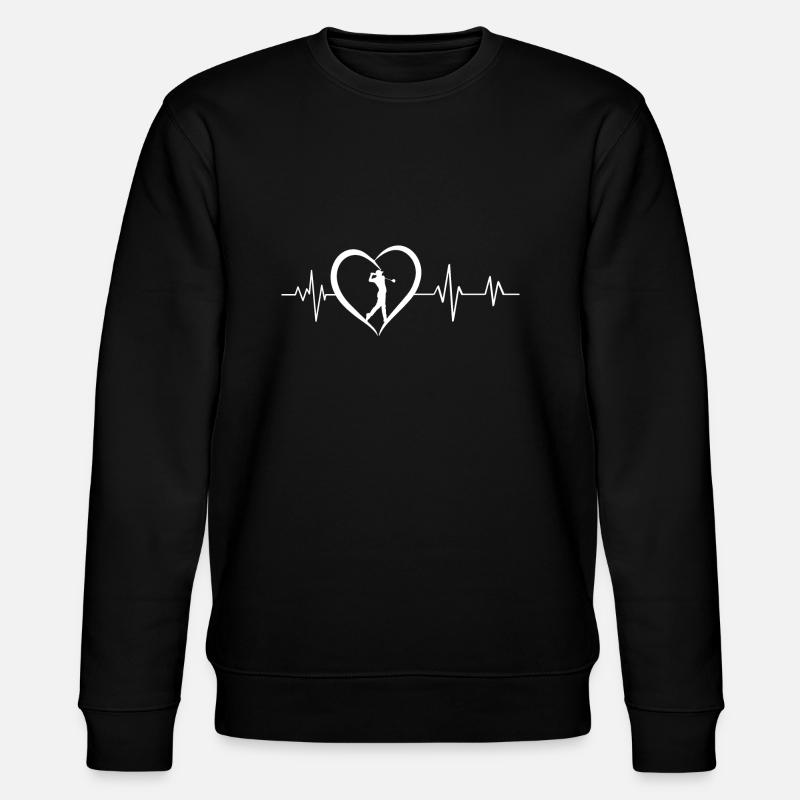 battement de cœur golf - Sweat bio CHANGER Stanley/Stella Unisexe - noir
