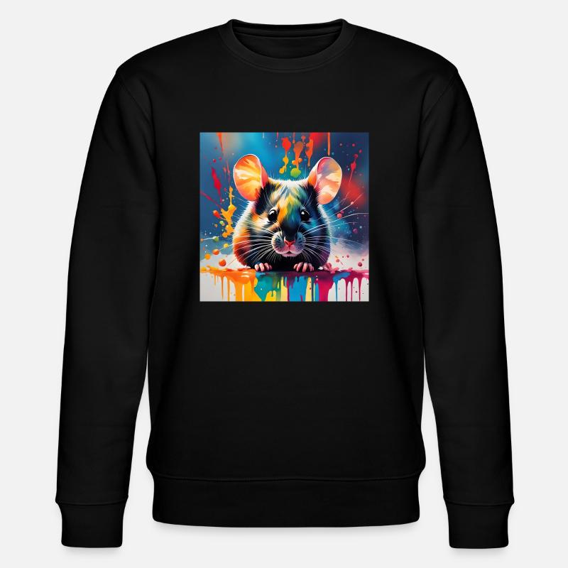 Couleur souris - Sweat bio CHANGER Stanley/Stella Unisexe - noir