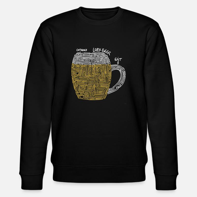 Laby Bier - Stanley/Stella Unisex Bio-Sweatshirt CHANGER  - Schwarz
