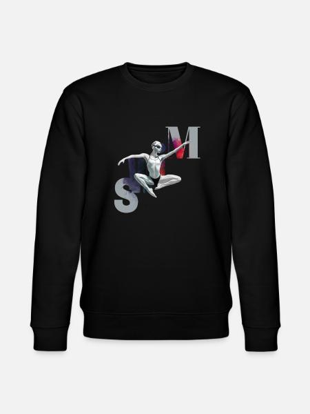 Swimming is Art - Stanley/Stella CHANGER Unisex Organic Sweatshirt - black