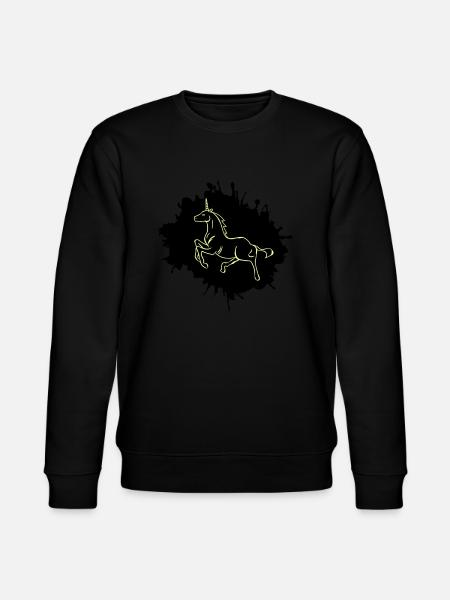 Unicorn blobs - Stanley/Stella CHANGER Unisex Organic Sweatshirt - black