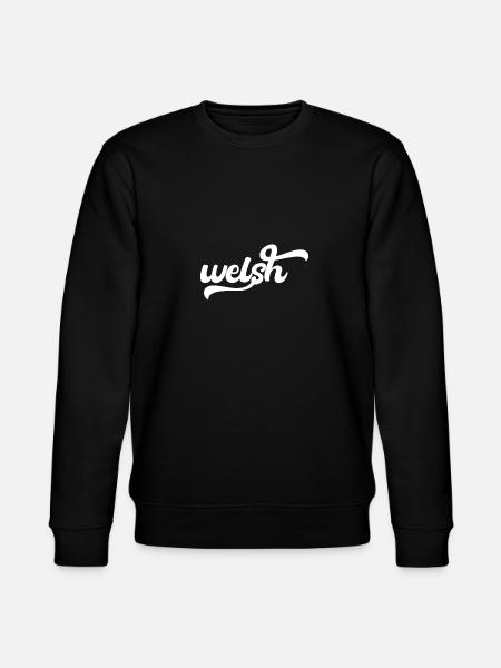 Welsh, Classic Aesthetic - Stanley/Stella CHANGER Unisex Organic Sweatshirt - black