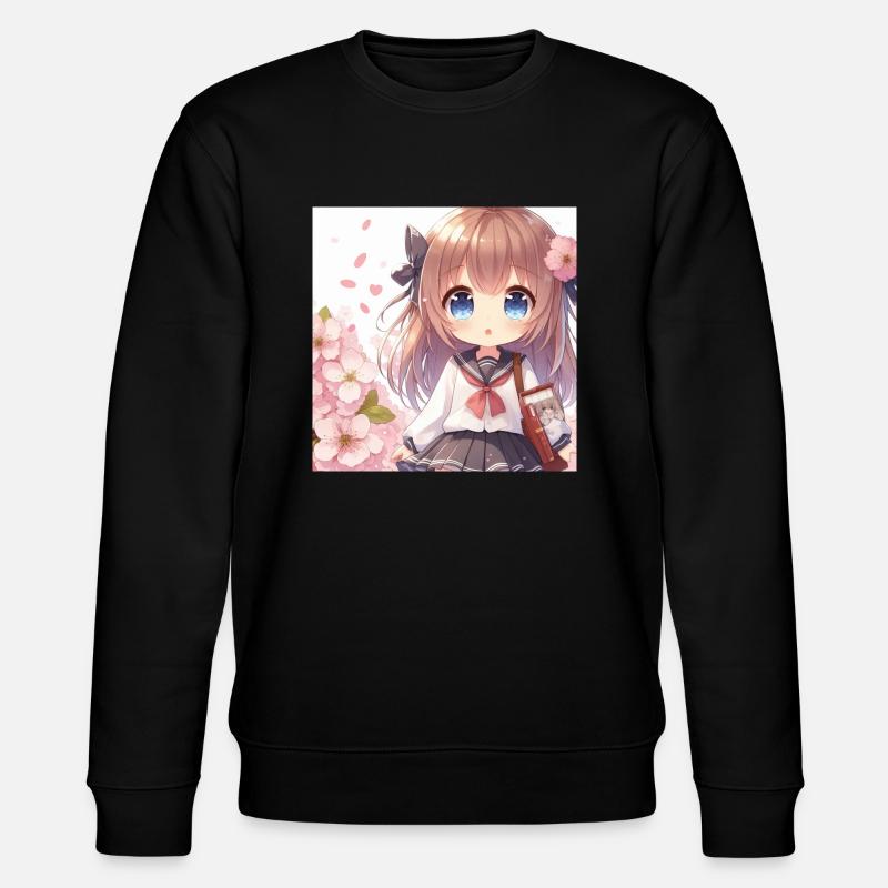 Mangas japonais animés - Sweat bio CHANGER Stanley/Stella Unisexe - noir