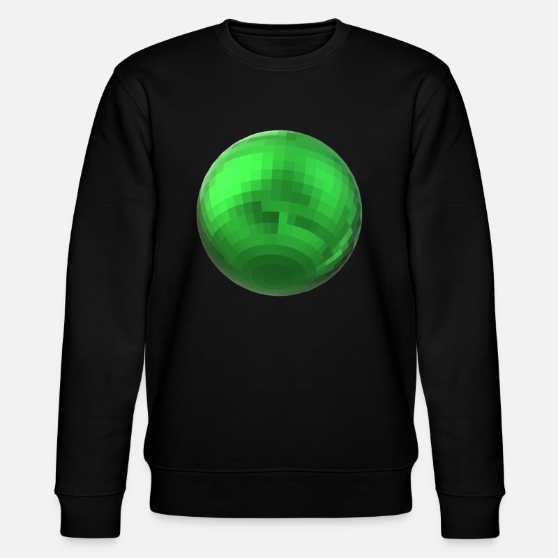 Sphère verte - Sweat bio CHANGER Stanley/Stella Unisexe - noir