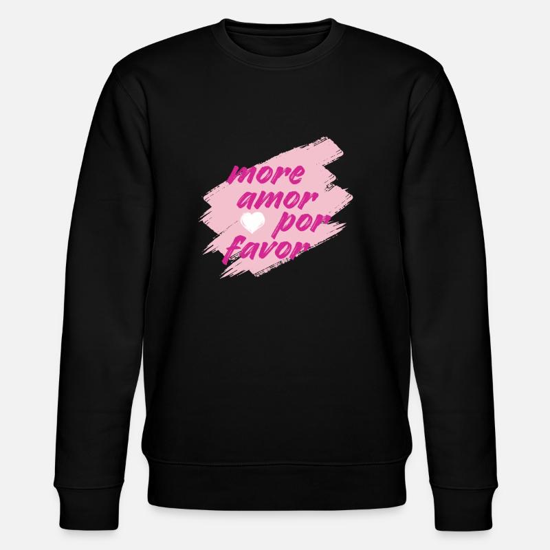 more amor - Stanley/Stella Unisex Bio-Sweatshirt CHANGER - Schwarz