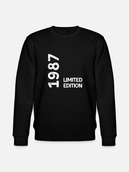 1987 Limited Edition - Stanley/Stella CHANGER Unisex Organic Sweatshirt - black