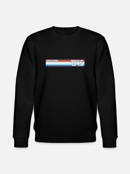 Retro 1946 Limited Edition - Stanley/Stella CHANGER Unisex Organic Sweatshirt - black