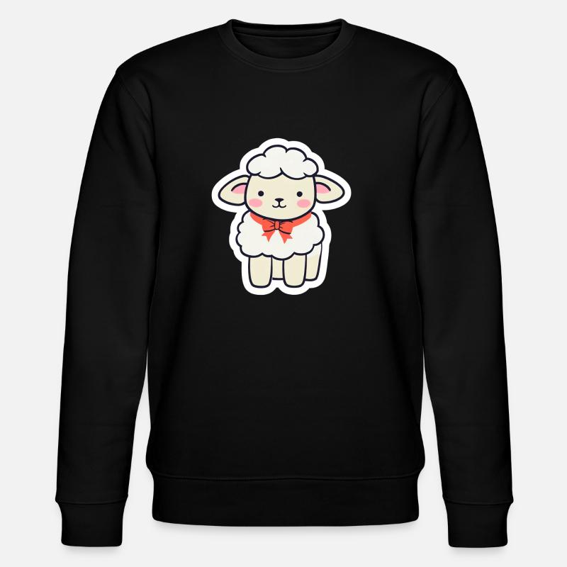 Lamm - Stanley/Stella Unisex Bio-Sweatshirt CHANGER  - Schwarz