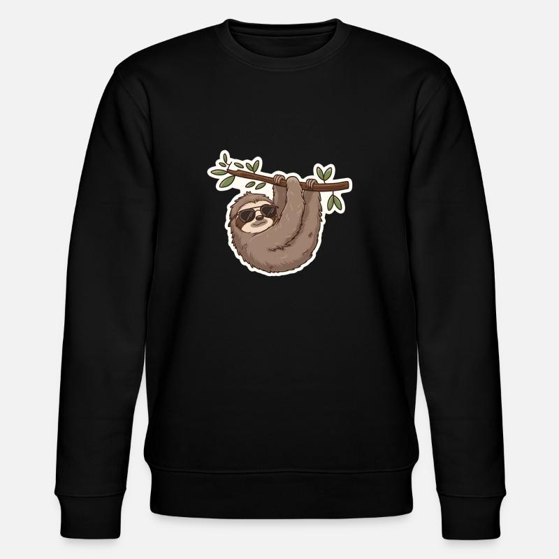 Sloth Relax Chill Nap sleep - Sweat bio CHANGER Stanley/Stella Unisexe - noir