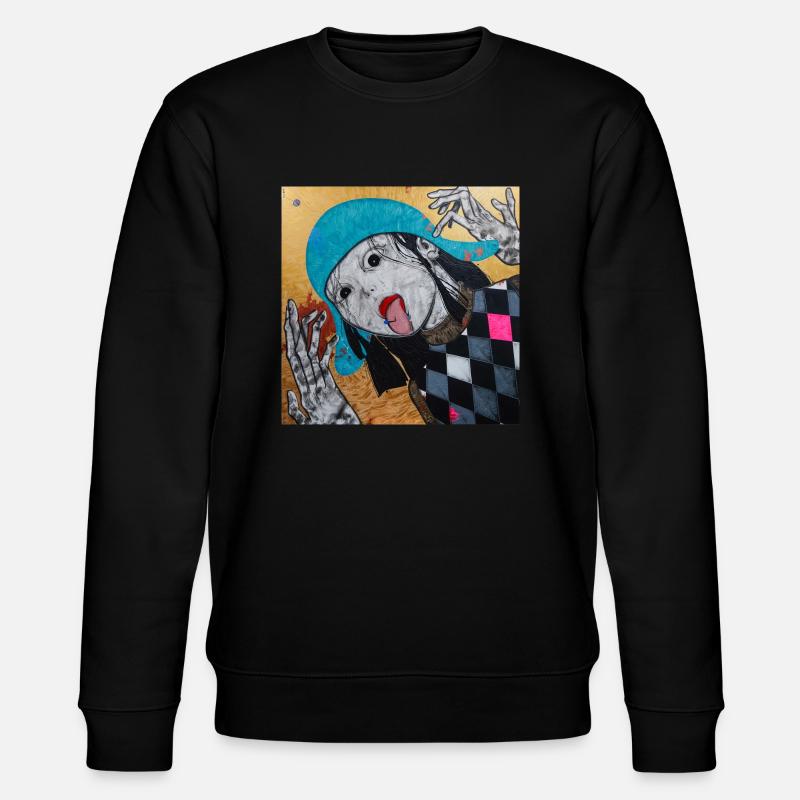 LUO XI - Stanley/Stella Unisex Bio-Sweatshirt CHANGER  - Schwarz