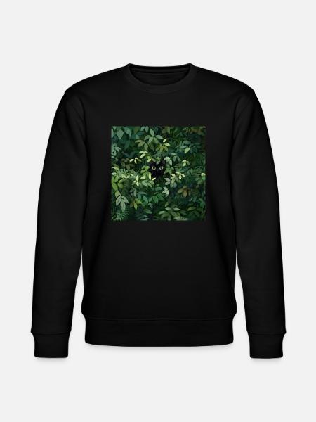 Black cat in disguise - Stanley/Stella CHANGER Unisex Organic Sweatshirt - black