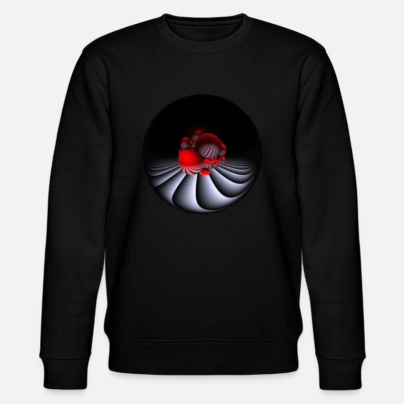 Design mit Fisheye-Kamera - Stanley/Stella Unisex Bio-Sweatshirt CHANGER  - Schwarz