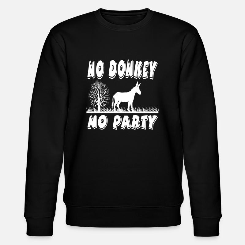 Âne - Sweat bio CHANGER Stanley/Stella Unisexe - noir