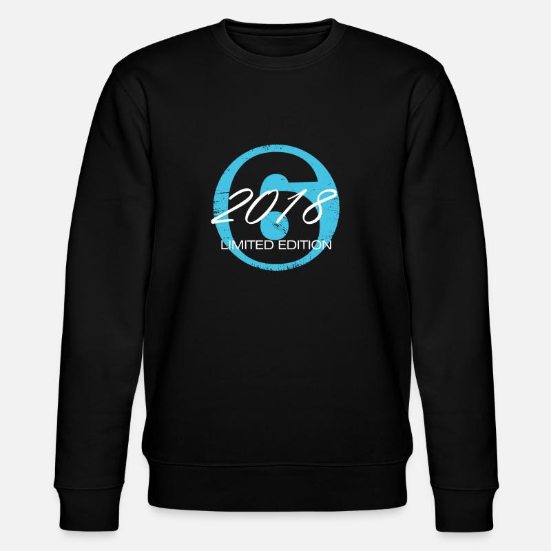 6 ans d’âge Edition Limitée - Sweat bio CHANGER Stanley/Stella Unisexe - noir