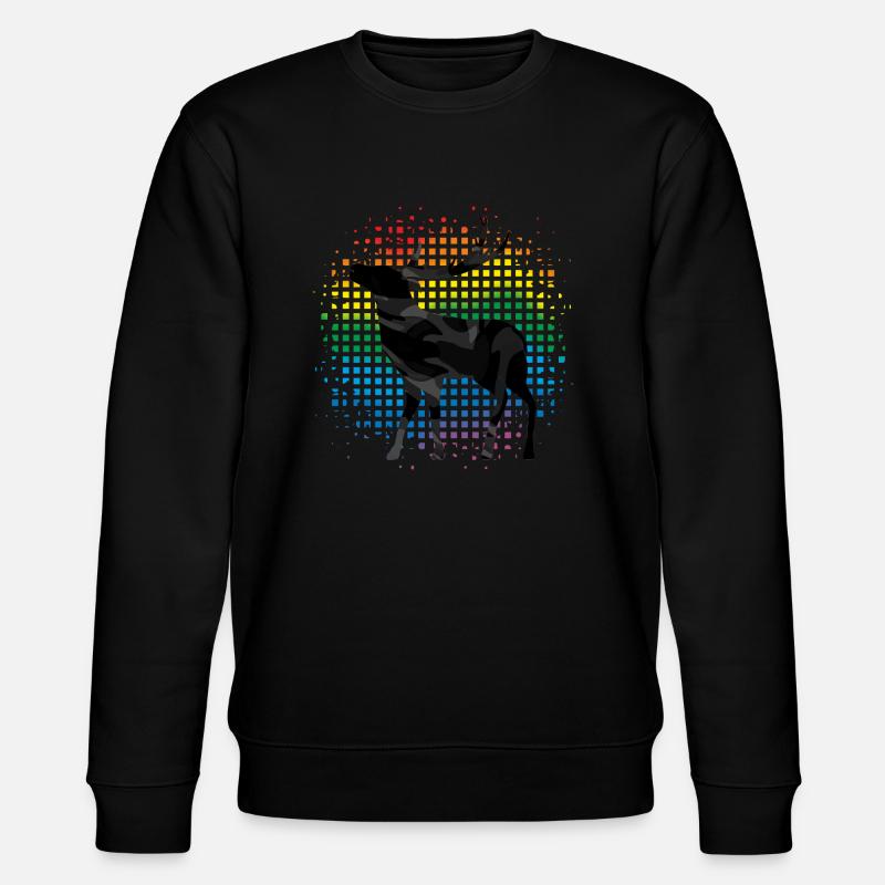 Hirsch - Stanley/Stella Unisex Bio-Sweatshirt CHANGER - Schwarz