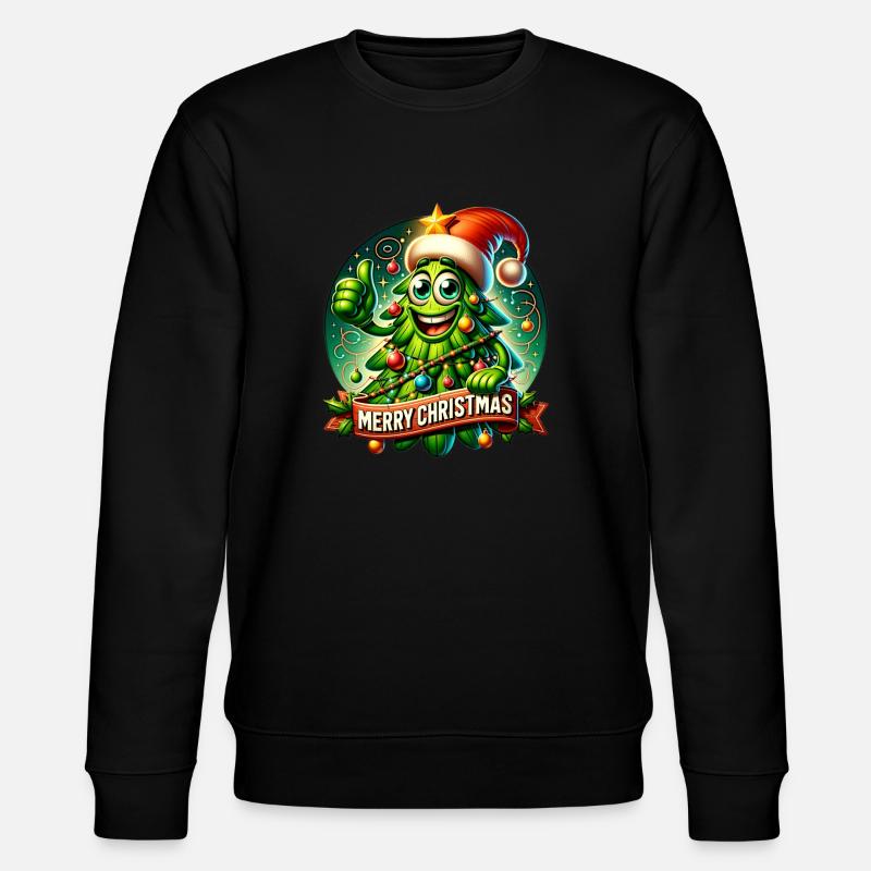 Le sapin de noel - Sweat bio CHANGER Stanley/Stella Unisexe - noir