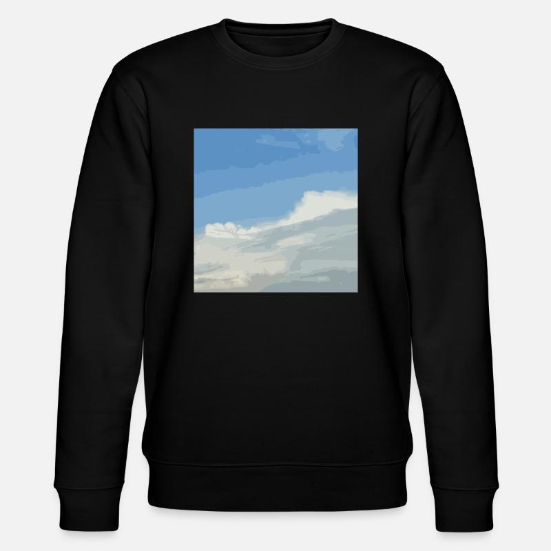 Himmel Nr. 1 - Stanley/Stella Unisex Bio-Sweatshirt CHANGER  - Schwarz