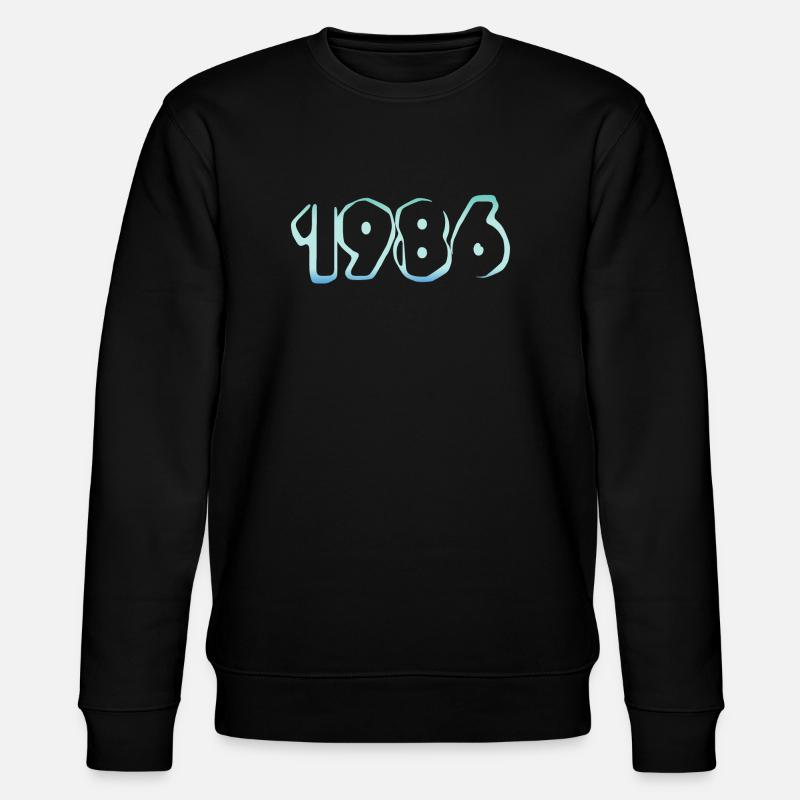 1986 - Stanley/Stella Unisex Bio-Sweatshirt CHANGER  - Schwarz