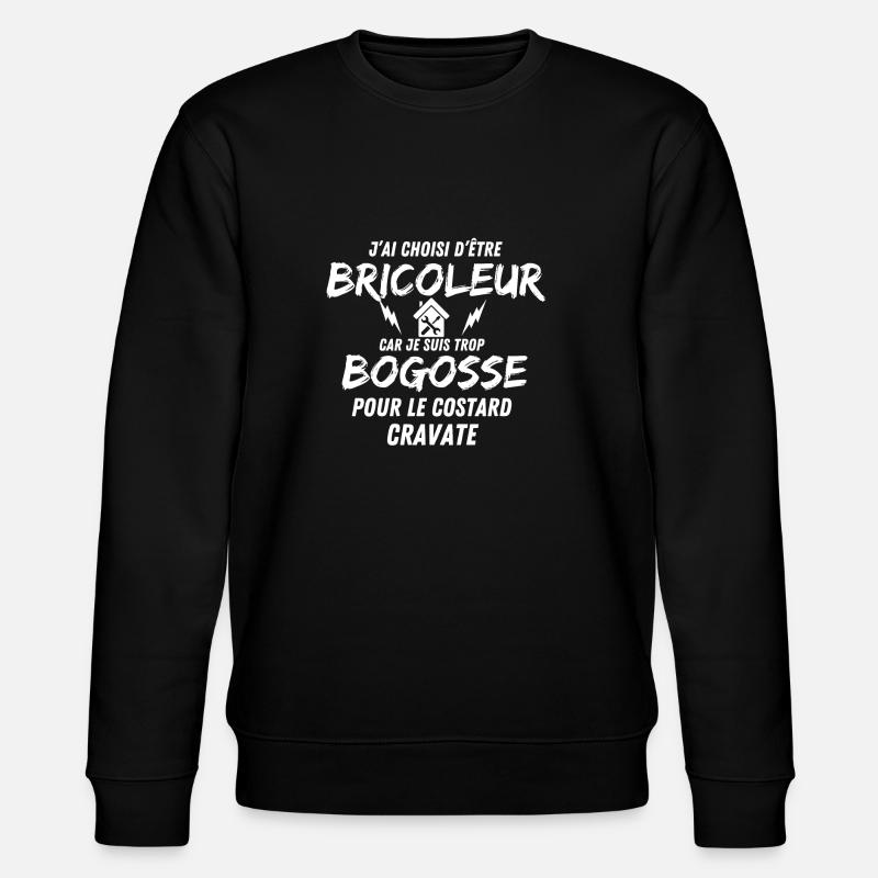 BOGOTER - Stanley/Stella Unisex Bio-Sweatshirt CHANGER  - Schwarz