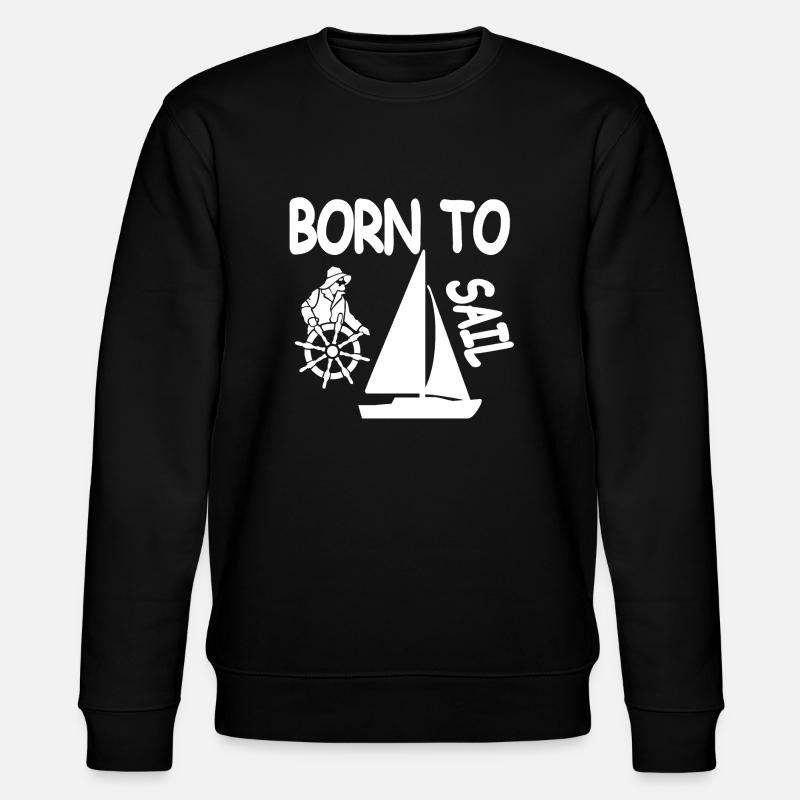 Segeln - Stanley/Stella Unisex Bio-Sweatshirt CHANGER  - Schwarz