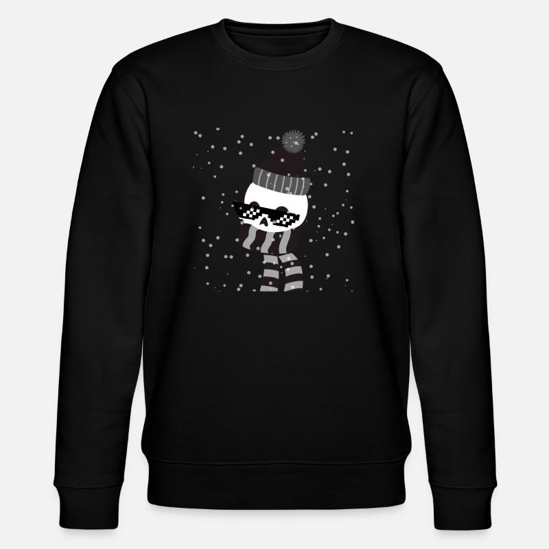 Cold and Cool skeleton - Stanley/Stella CHANGER Unisex Organic Sweatshirt - black