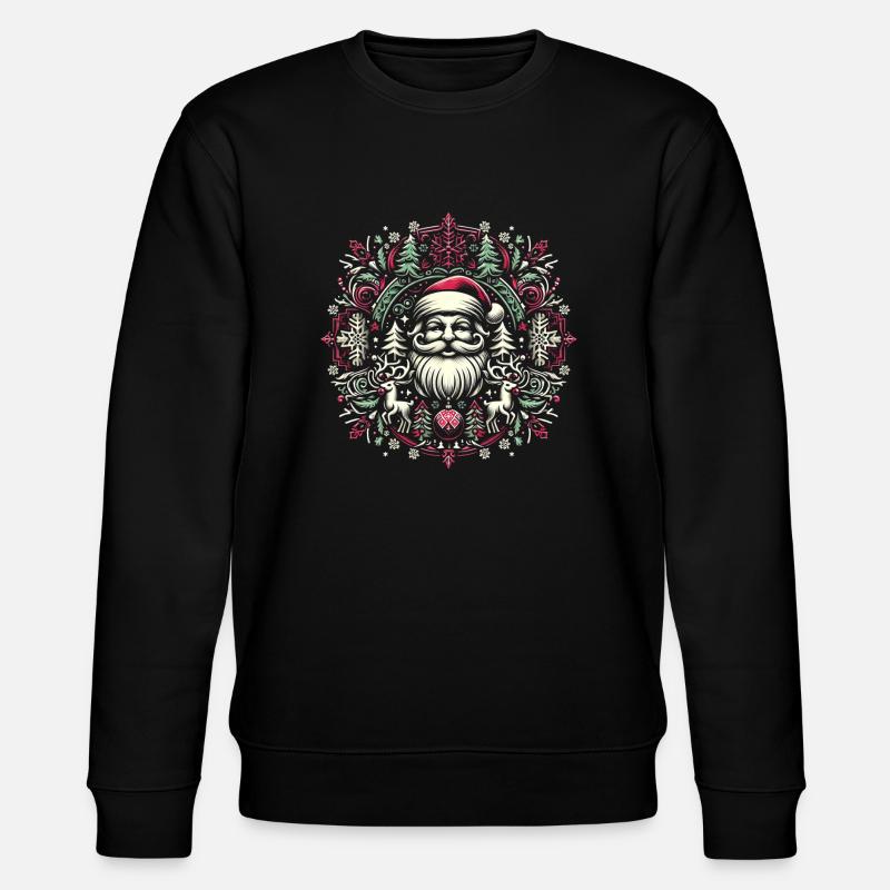 Logo de Noël - Sweat bio CHANGER Stanley/Stella Unisexe - noir