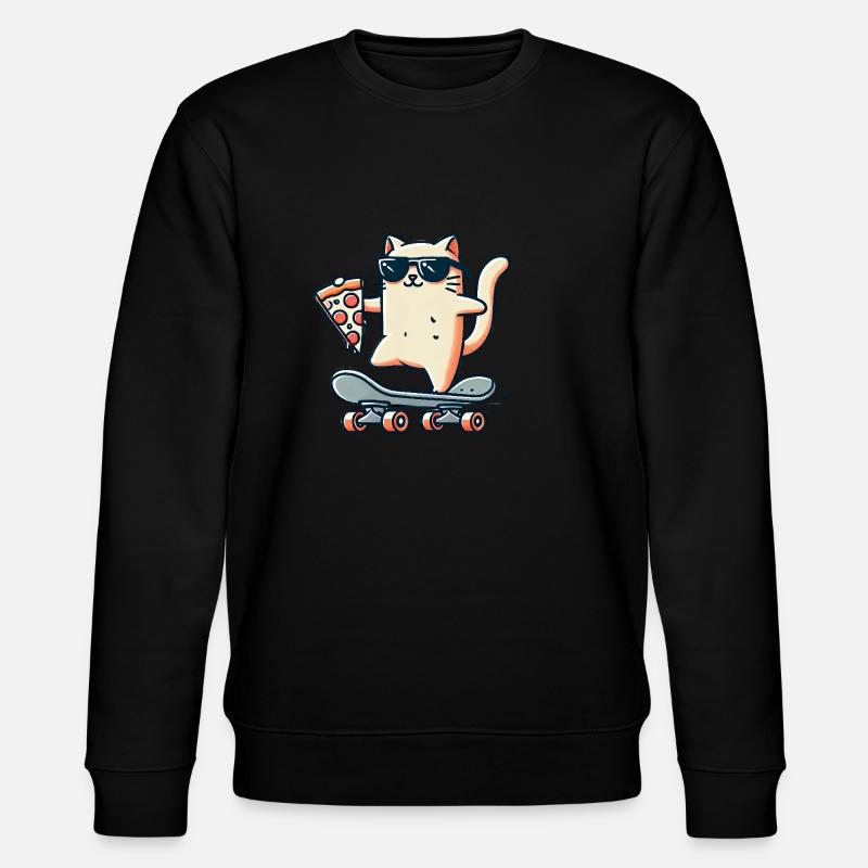 Pizzacat - Sweat bio CHANGER Stanley/Stella Unisexe - noir