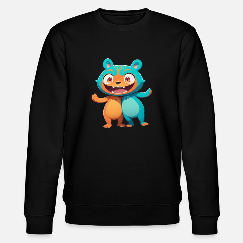 Waldmonster 0790895 - Stanley/Stella Unisex Bio-Sweatshirt CHANGER  - Schwarz