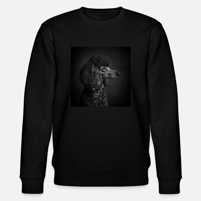 Black Animals - Black Poodle - Stanley/Stella CHANGER Unisex Organic Sweatshirt - black