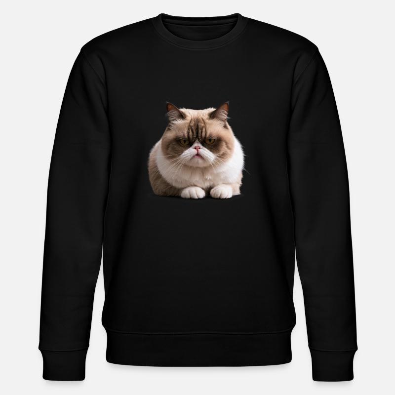 Chat du lundi, Chat , Lundi - Sweat bio CHANGER Stanley/Stella Unisexe - noir