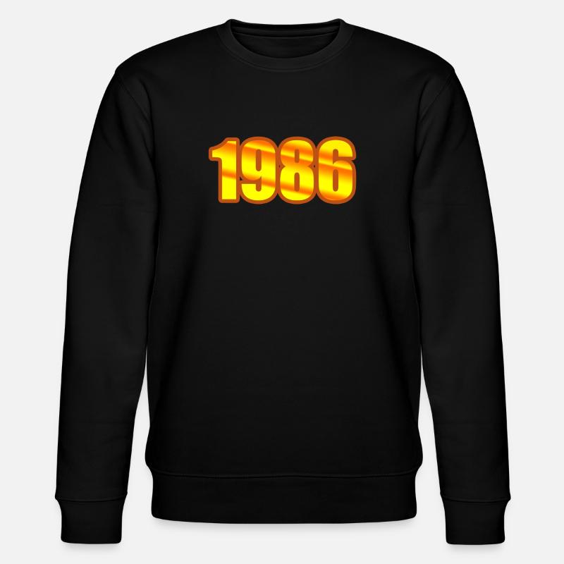 1986 - Stanley/Stella Unisex Bio-Sweatshirt CHANGER  - Schwarz
