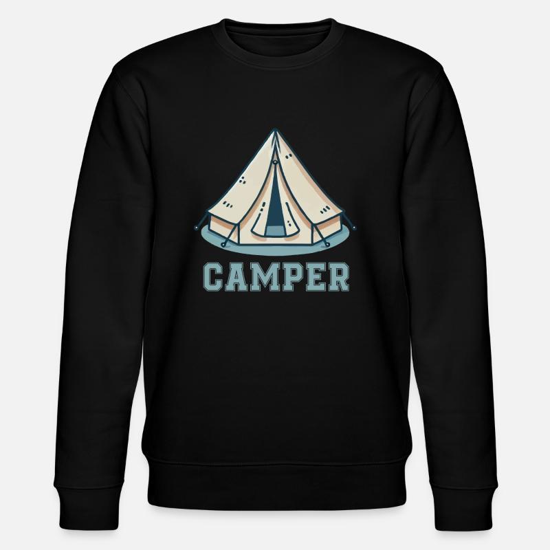 Tent Comic - Stanley/Stella CHANGER Unisex Organic Sweatshirt - black