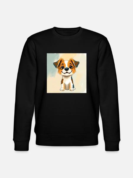 Cute Australian Shepherd - Stanley/Stella CHANGER Unisex Organic Sweatshirt - black