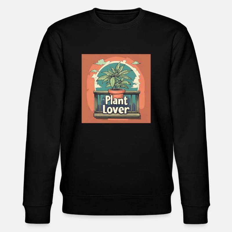 Canabis lover - Stanley/Stella Unisex Bio-Sweatshirt CHANGER  - Schwarz