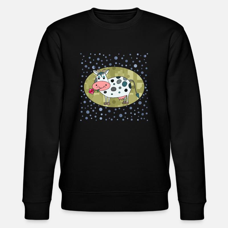 Vache - Sweat bio CHANGER Stanley/Stella Unisexe - noir