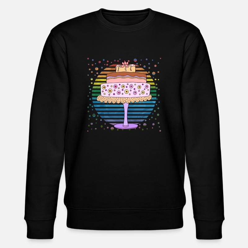 Kuchen - Stanley/Stella Unisex Bio-Sweatshirt CHANGER  - Schwarz