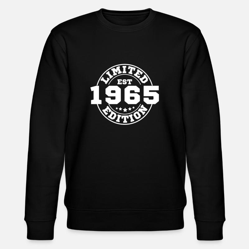 1965 limited edition - Sweat bio CHANGER Stanley/Stella Unisexe - noir