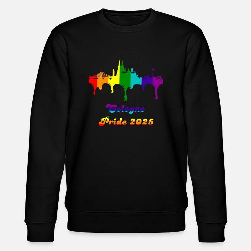 Pride 2025 Cologne - Stanley/Stella Unisex Bio-Sweatshirt CHANGER  - Schwarz