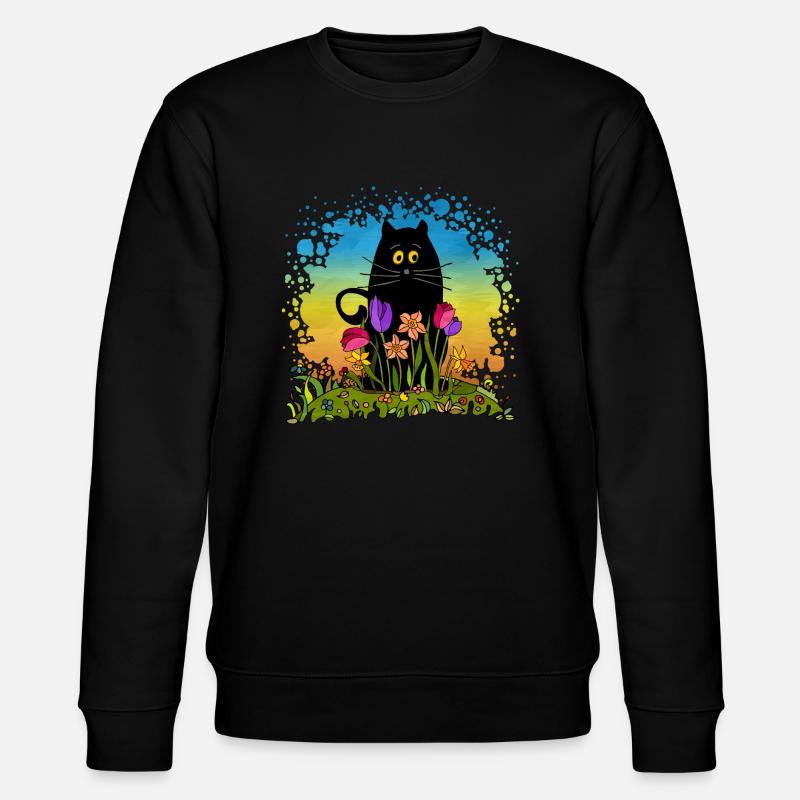 Chat - Sweat bio CHANGER Stanley/Stella Unisexe - noir