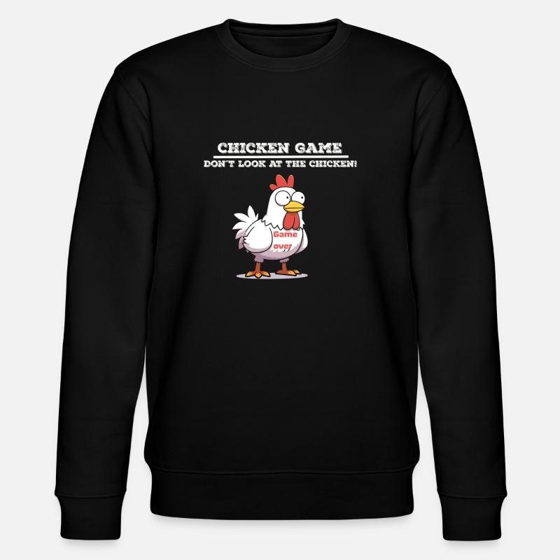 Jeu de poulet blanc - Sweat bio CHANGER Stanley/Stella Unisexe - noir