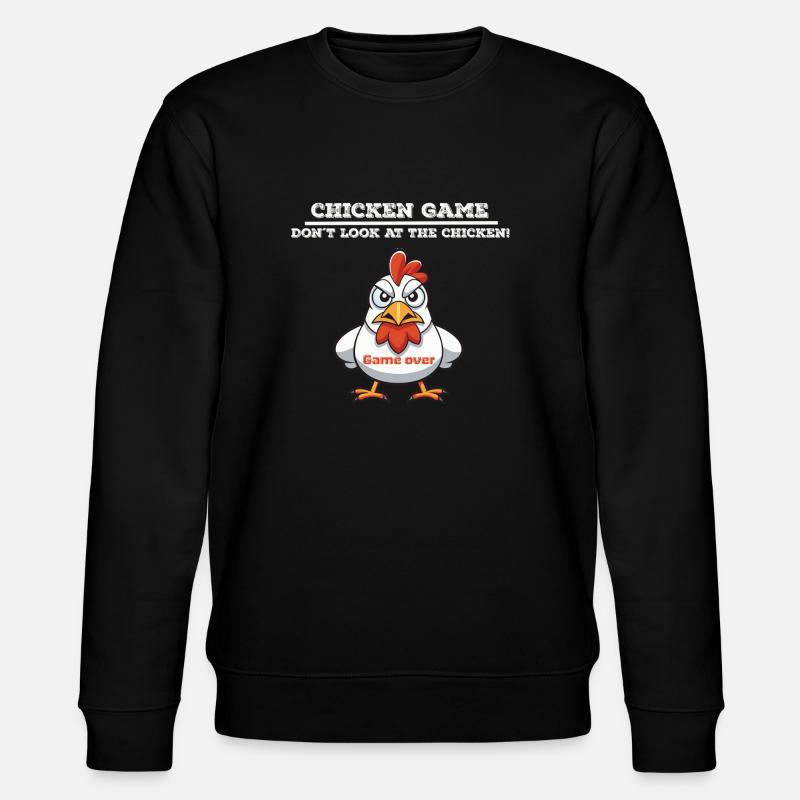 Jeu de poulet blanc - Sweat bio CHANGER Stanley/Stella Unisexe - noir