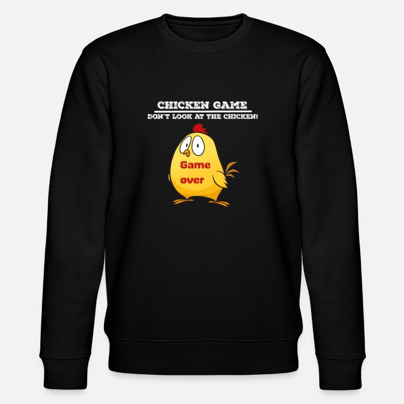 Jeu de poulet blanc - Sweat bio CHANGER Stanley/Stella Unisexe - noir