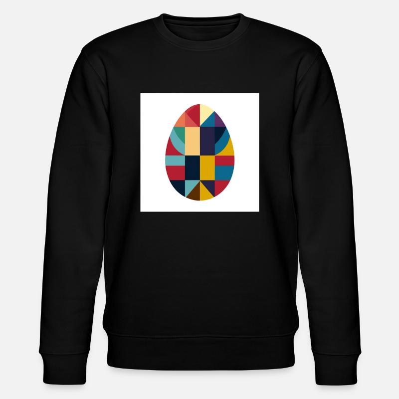 Conception d’oeuf de Pâques n°06 - Sweat bio CHANGER Stanley/Stella Unisexe - noir