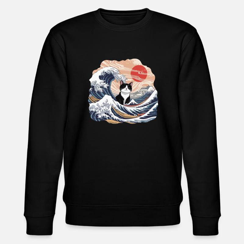 Chat vague - Sweat bio CHANGER Stanley/Stella Unisexe - noir