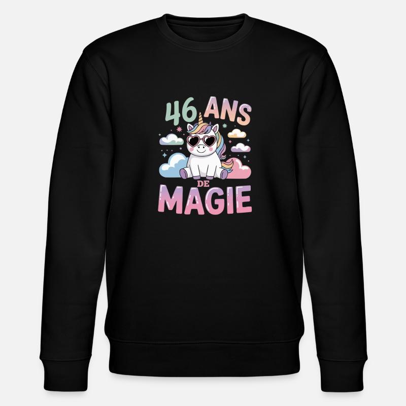 46 ans de magie - Sweat bio CHANGER Stanley/Stella Unisexe - noir